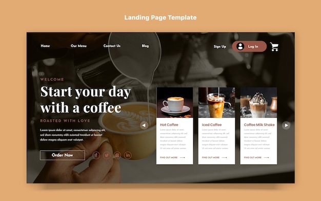 Café & Coffee Shop Website